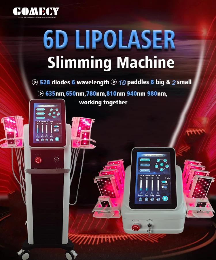 先進的な6Dリポレーザーリポリシス 209mw 635nm 650nm 780nm 810nm 940nm 980nm 0